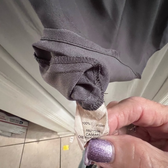 J crew gray button up shirt size 0 - Picture 4 of 4